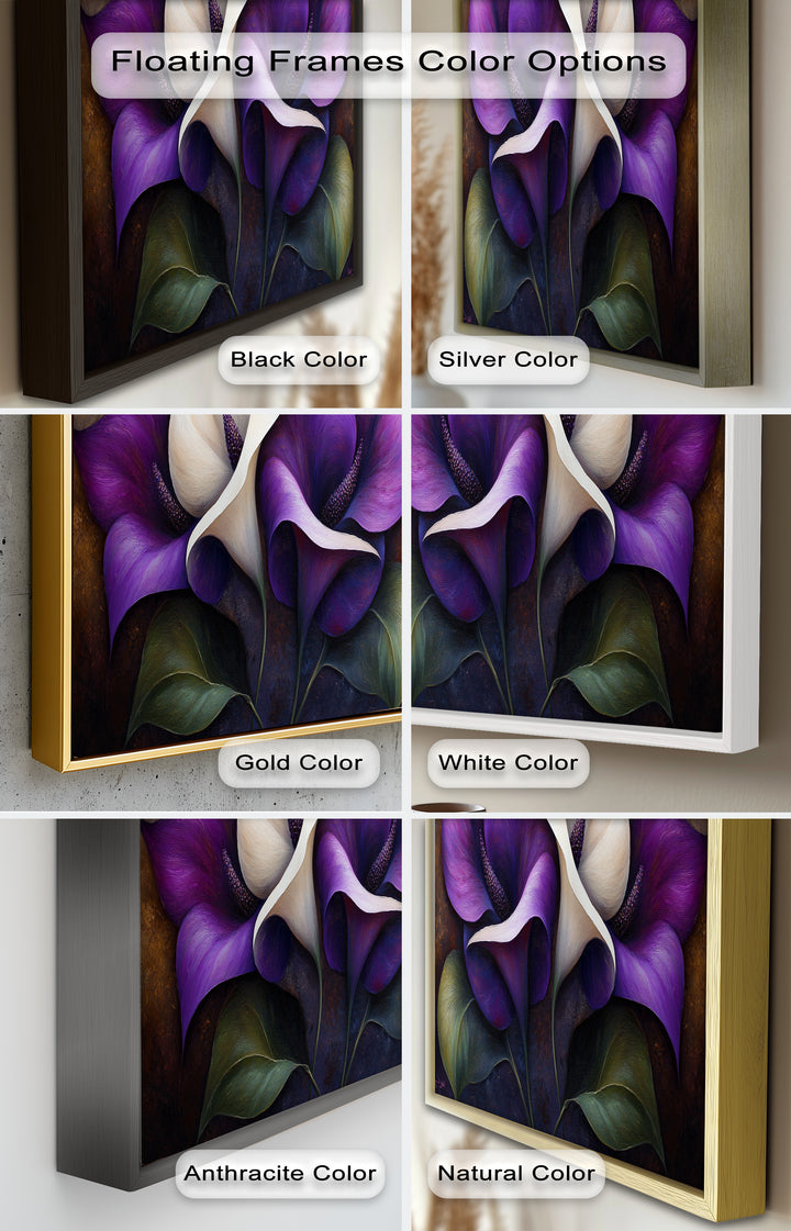 Purple Tulips – Luxurious Floral Oil Painting
