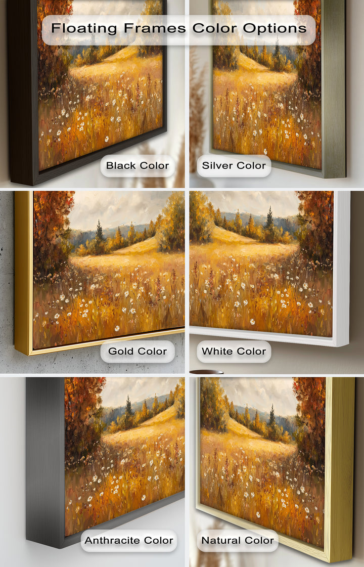 Autumnal Landscape – Tranquil Fall Scene in Oil Paintings