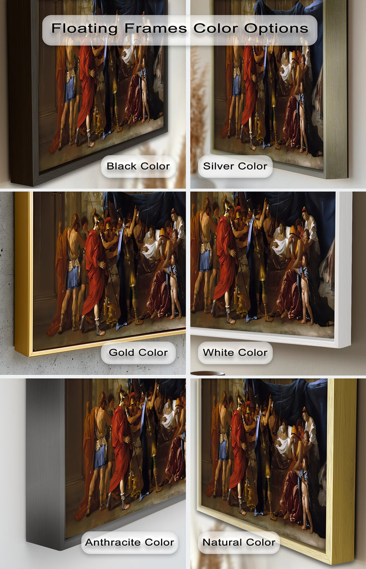 Farewell to the Hero – Classicism Oil Painting