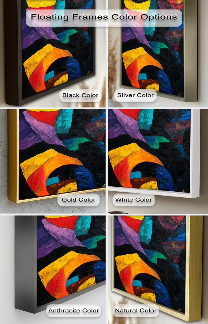 Abstract Eye Expression – Fauvism Oil Painting