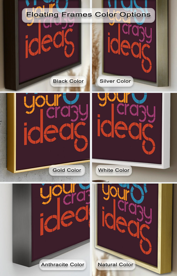 Trust Your Crazy Ideas – Modern Oil Painting - MyPhotoStation