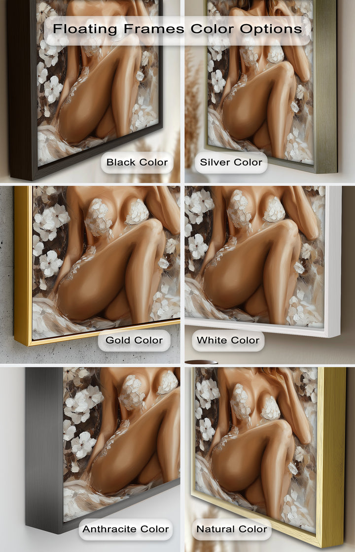 Blossom Muse – Romantic Nude Oil Painting