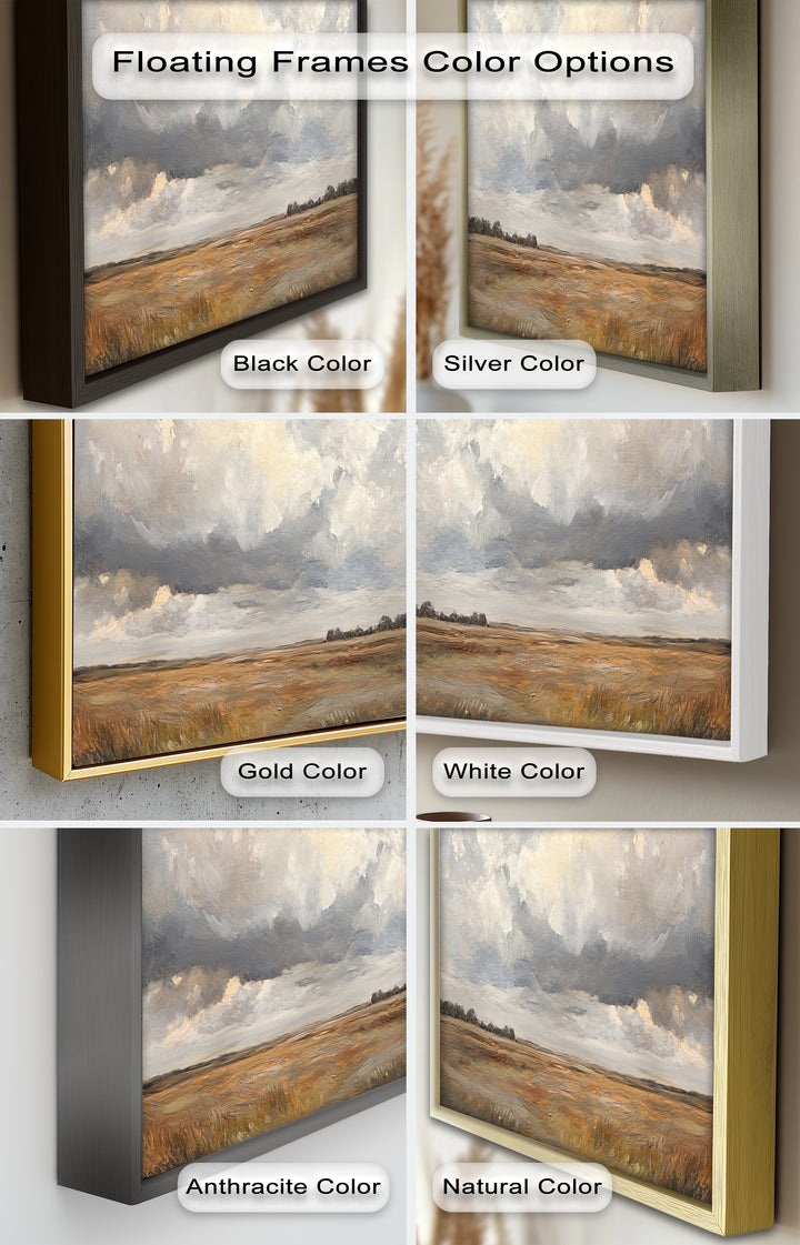 Prairie Horizon – Vintage Oil Painting