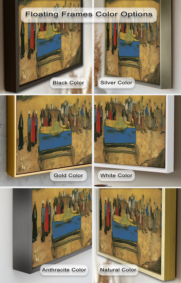 The Funeral Procession – Symbolic Historic Oil Painting