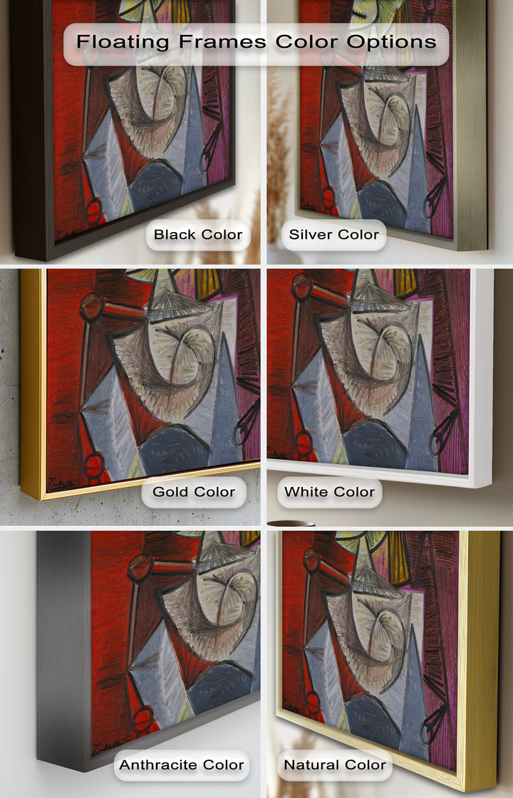 Knight of Angled Dreams – Picasso Cubist Oil Painting
