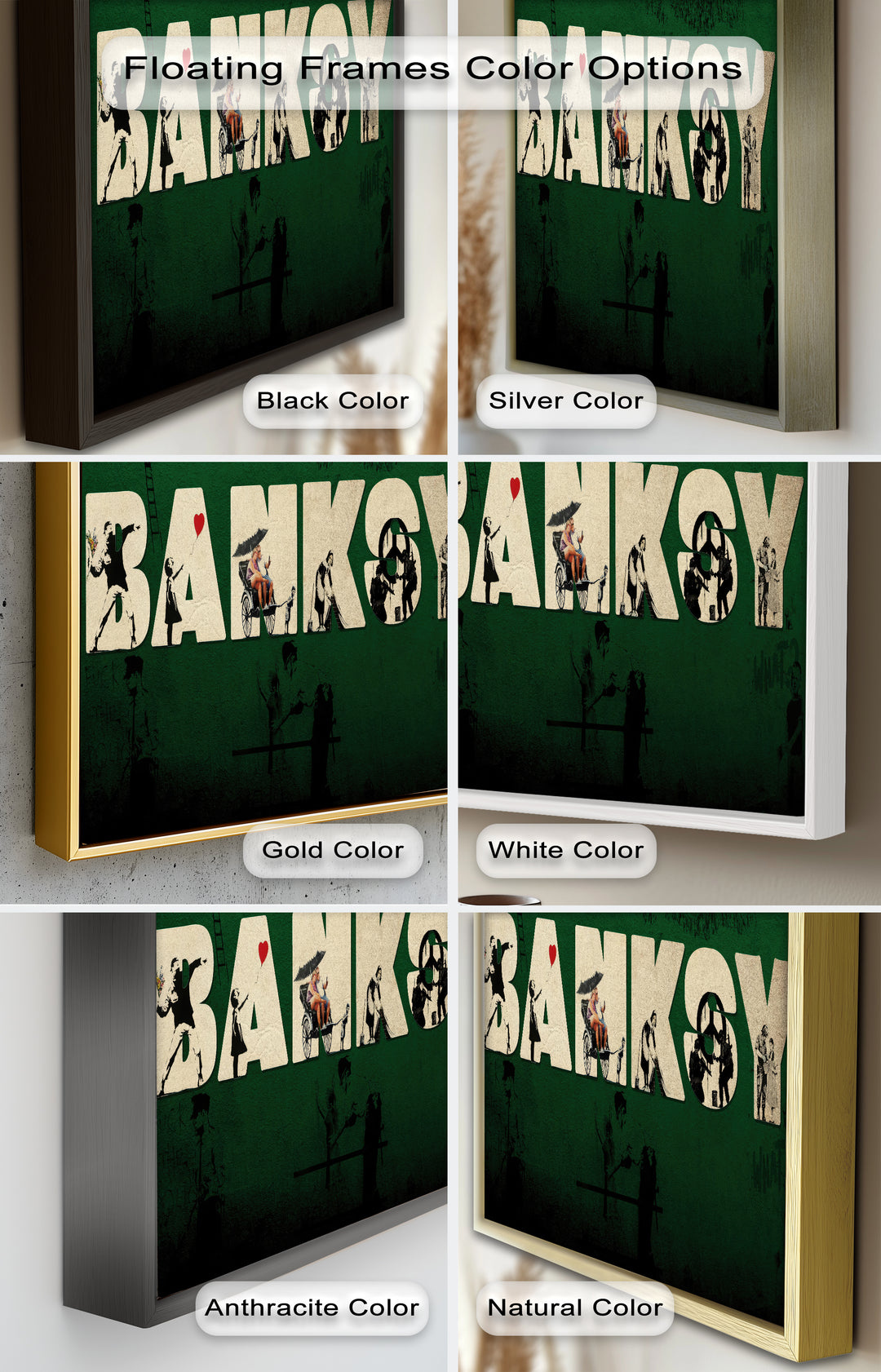 Urban Icons Collide – Banksy Tribute Oil Painting