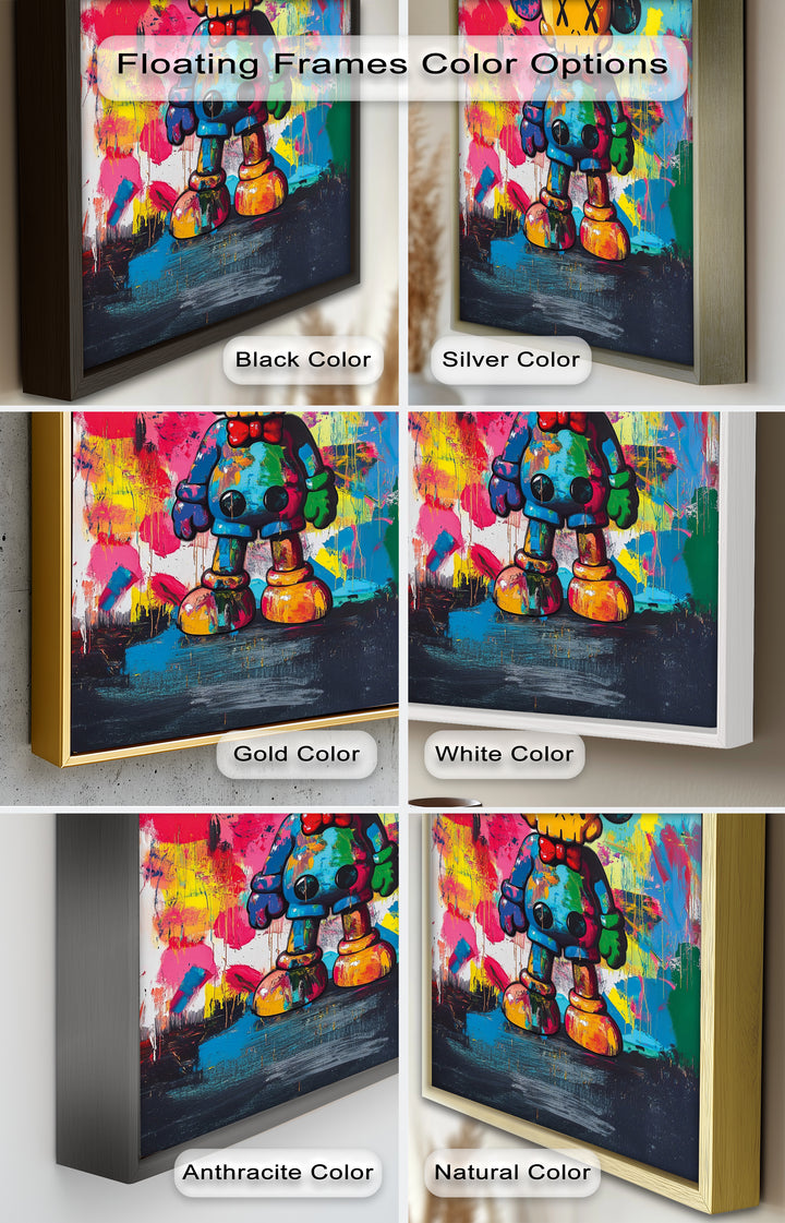 Color Riot Companion – KAWS Oil Painting