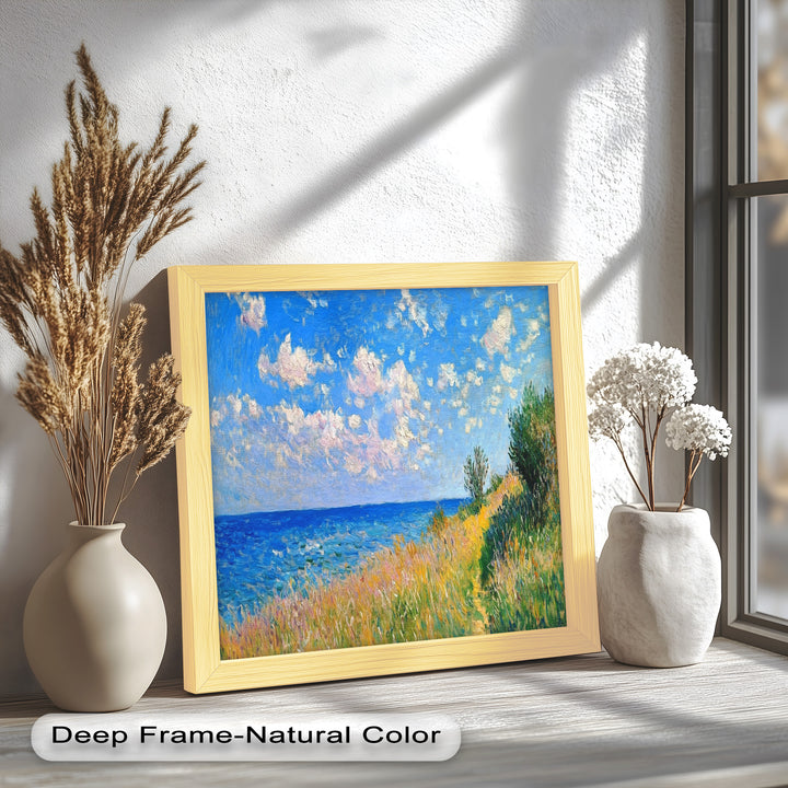 Seaside Landscape Impressionist - Modern Oil Painting