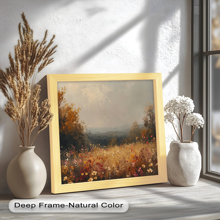Classic Wildflower Art – Timeless Floral Oil Painting