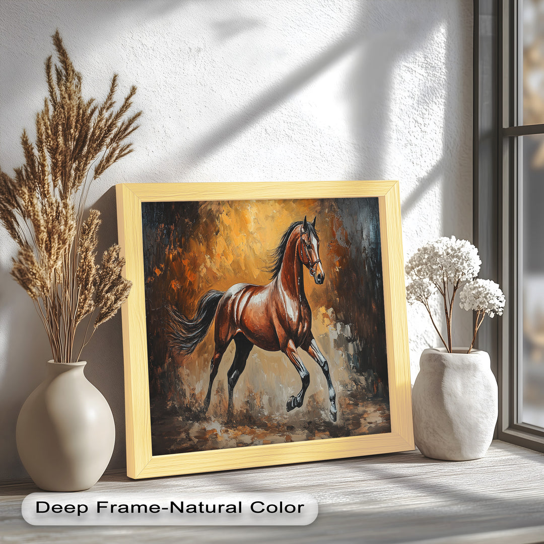 Majestic Horse – Modern Oil Painting
