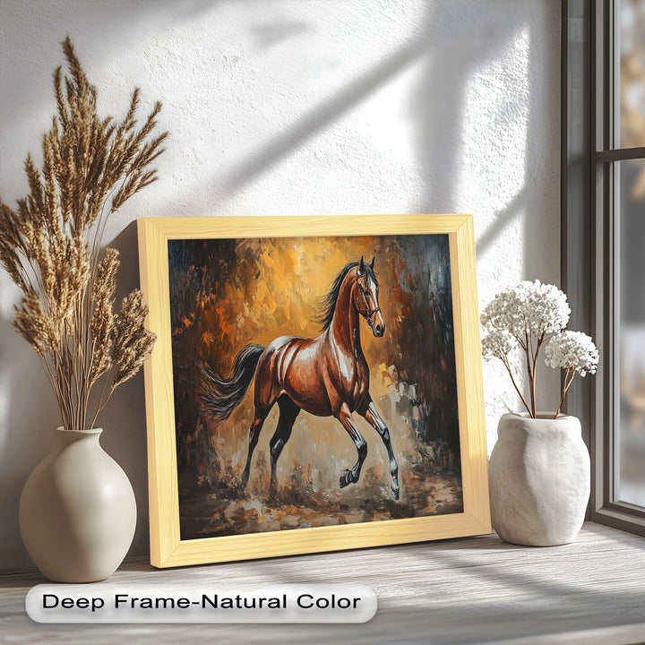 Majestic Horse – Modern Oil Painting