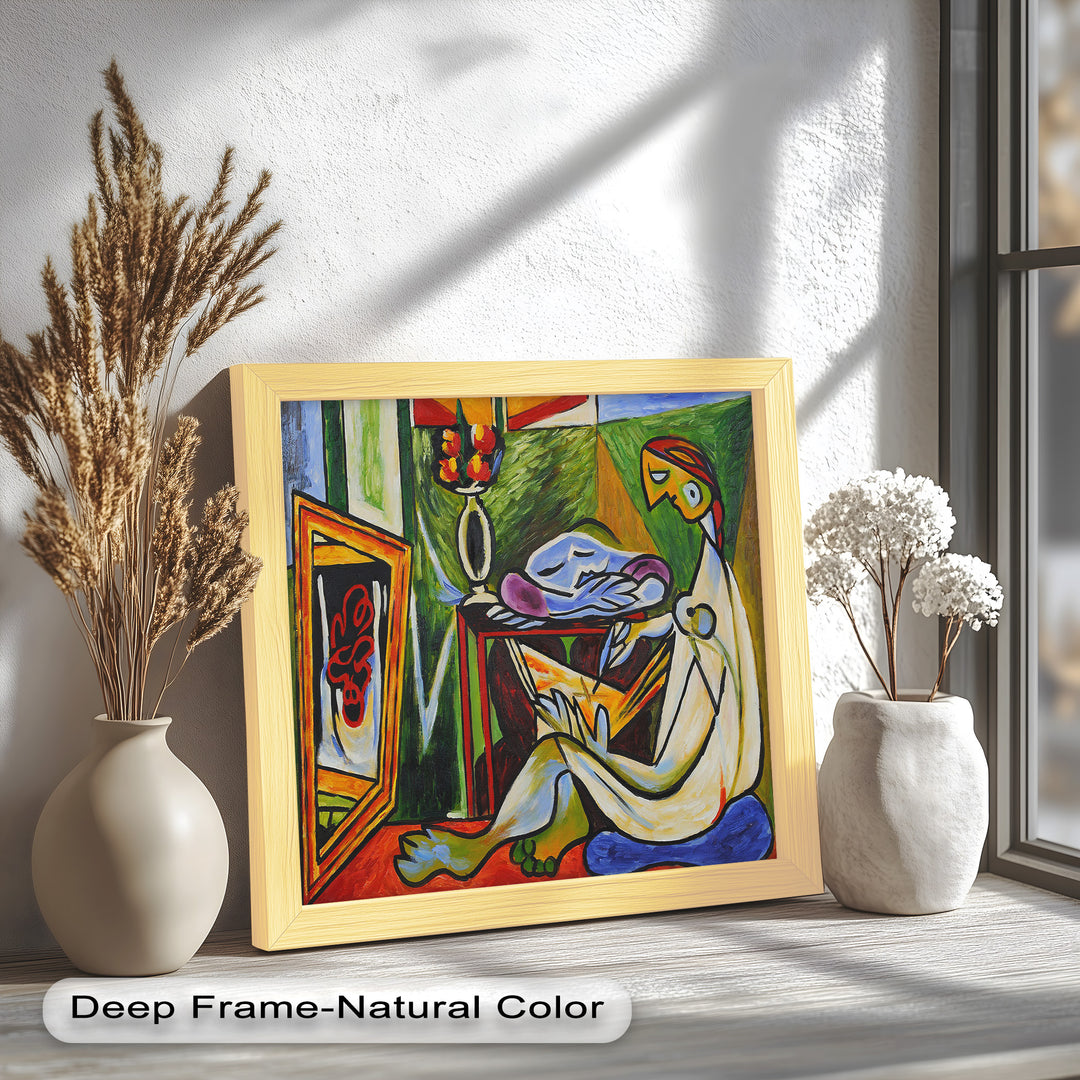 Artist and the Dream – Abstract Interior Scene Picasso Oil Painting