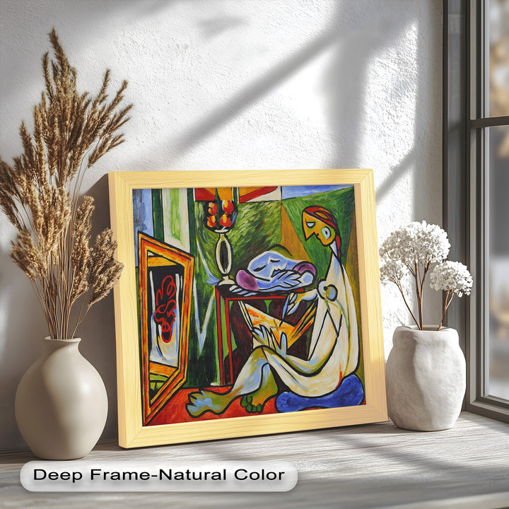 Artist and the Dream – Abstract Interior Scene Picasso Oil Painting