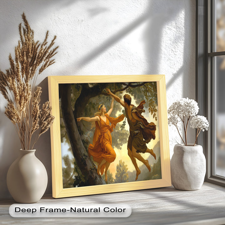 Dem Schicksal nachjagen – Apollo und Daphne, Renaissance-Akt-Ölgemälde