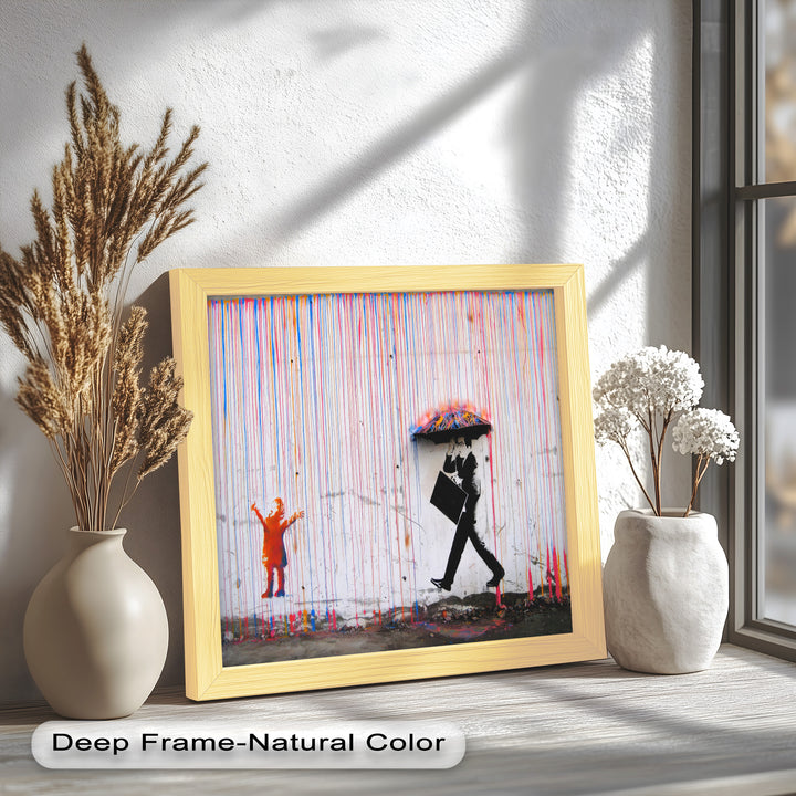 Colorfall Dissonance – Banksy Oil Painting
