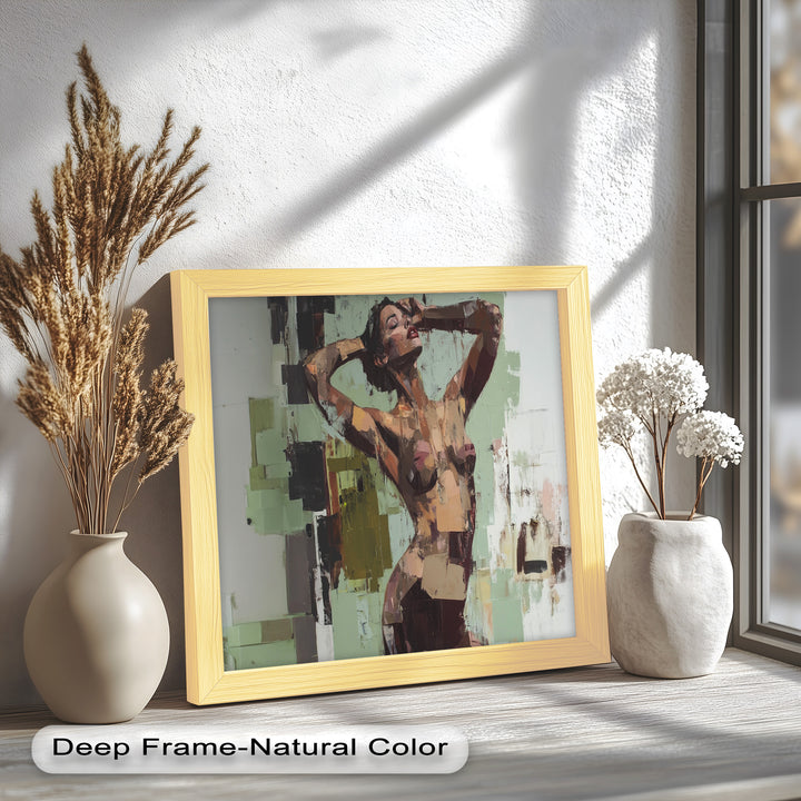 Sensual Geometry – Contemporary Female Nude Oil Painting