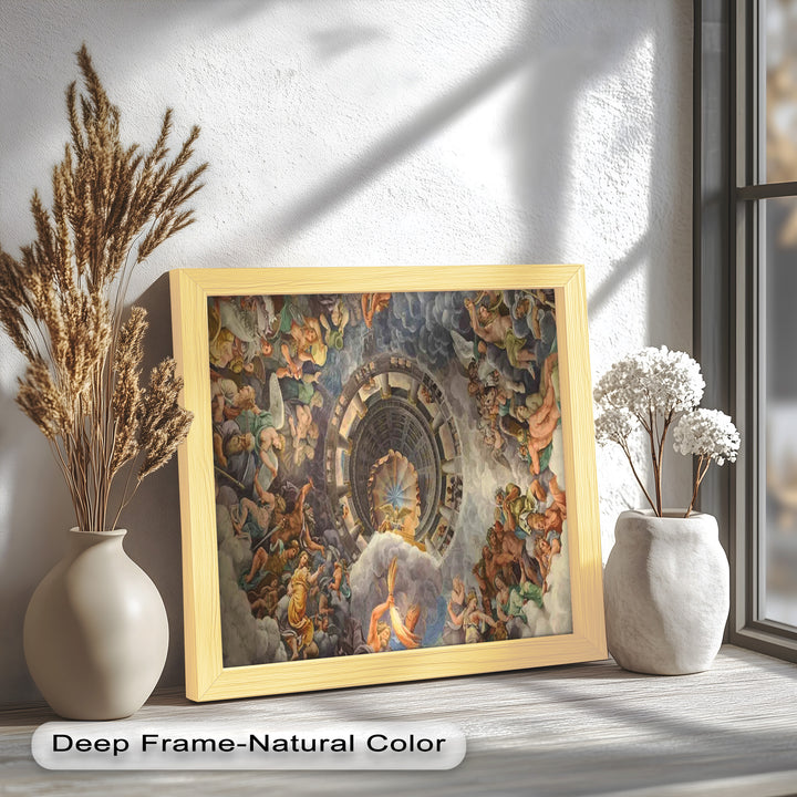 Assumption of the Virgin by Correggio – Renaissance Ceiling Oil Painting