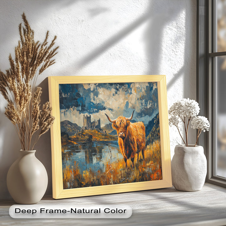 Highland Majesty – Rustic Oil Painting