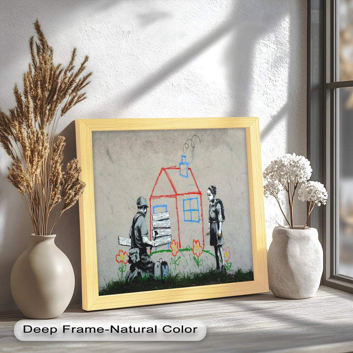 Boarded Dreams – Banksy Oil Painting