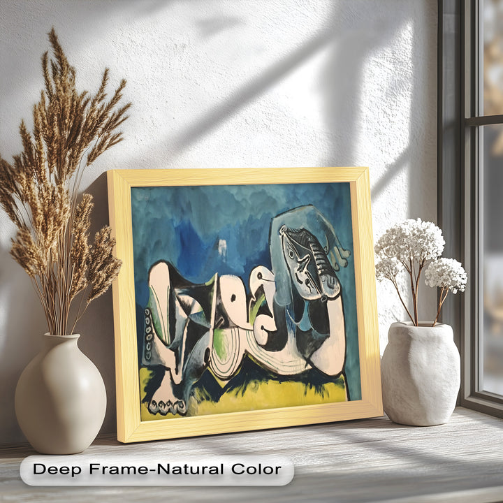 Reclining Abstraction – Picasso Nude Oil Painting