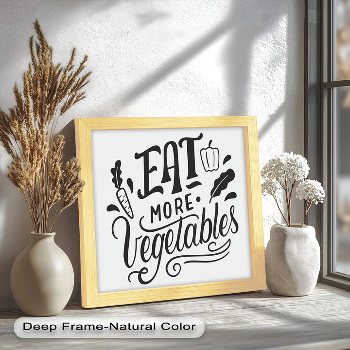 Eat More Vegetables – Modern Oil Paintings - MyPhotoStation