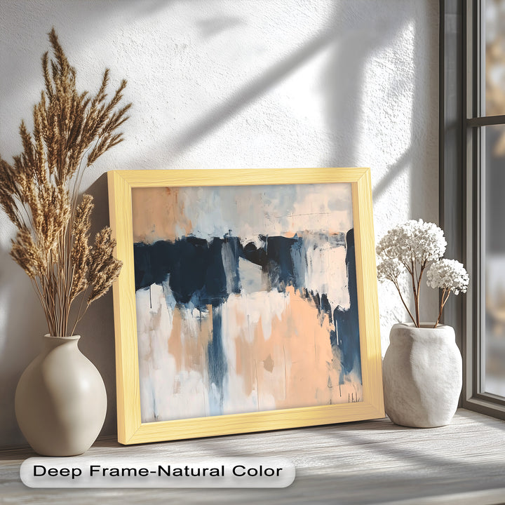 Desert Horizon – Minimalist Abstract Oil Painting
