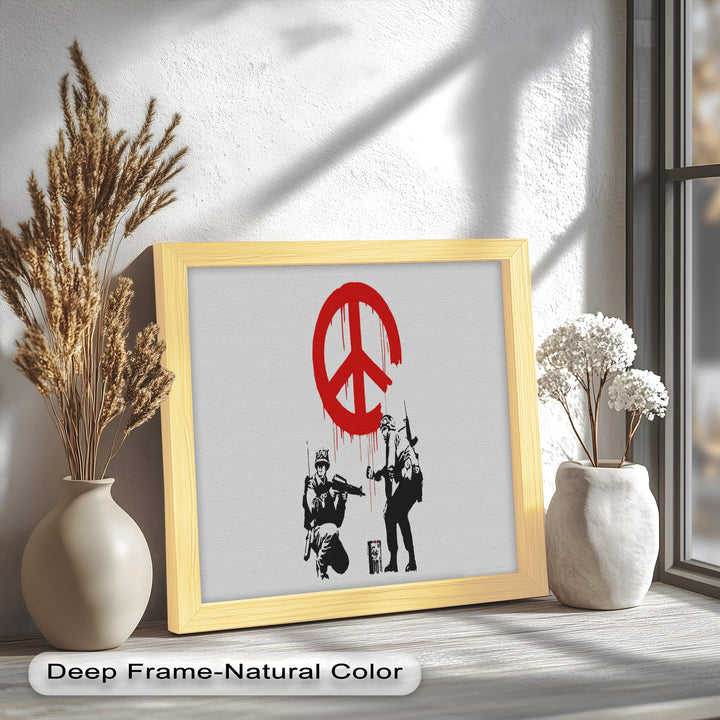 Peace Spray – Banksy Oil Painting