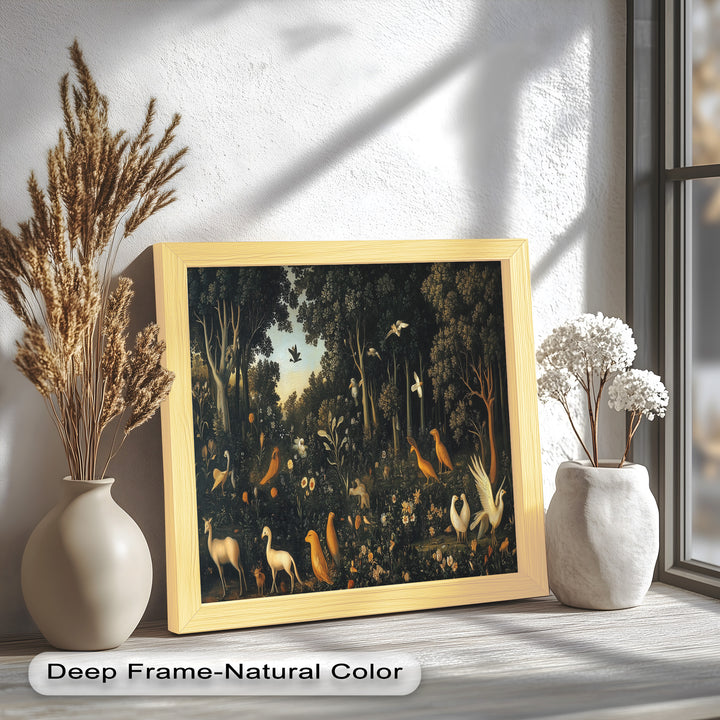 Garden of Grace – Birds Oil Painting