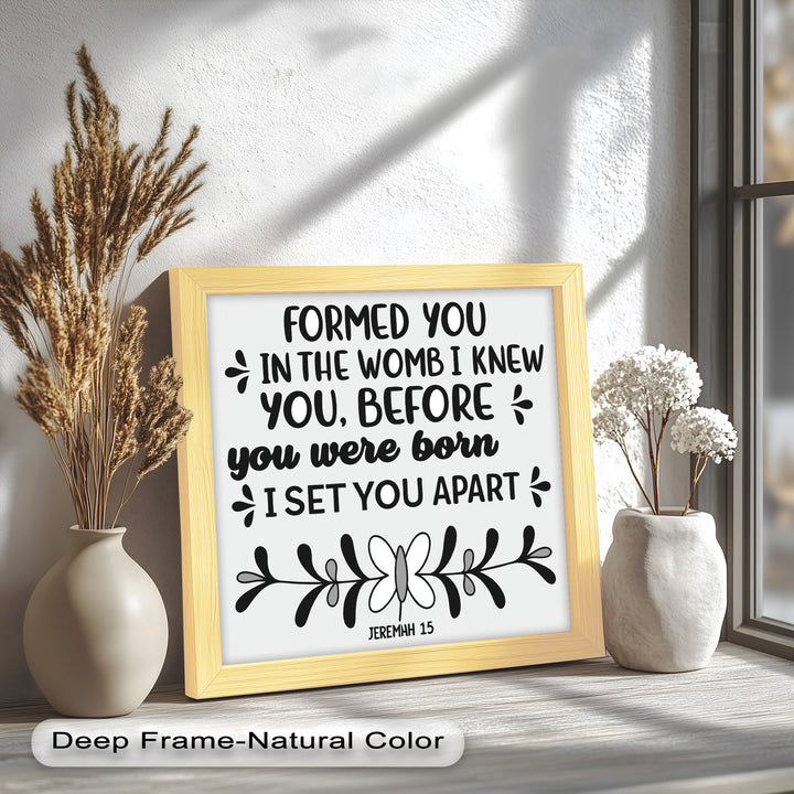 Before You Were Born – Jeremiah 1:5 Bible Oil Paintings
