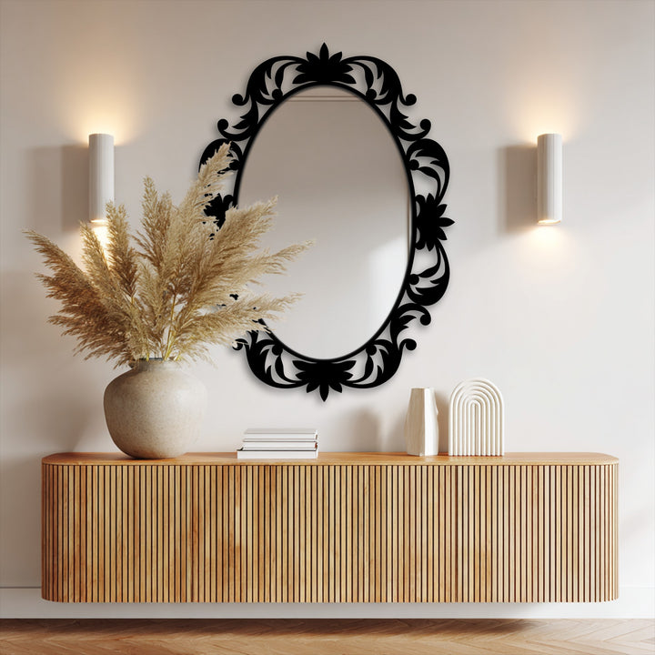 Contemporary hallway mirror wall decor