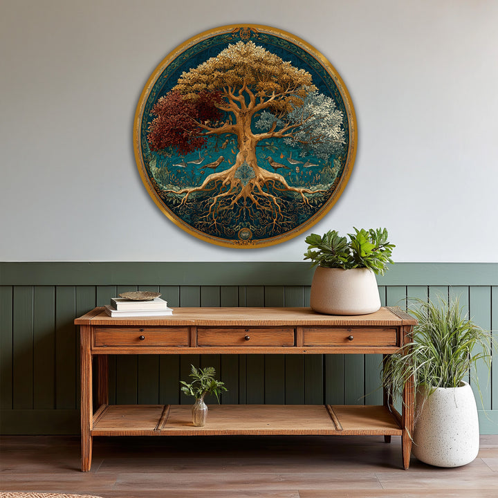 seasonal tree decorative art