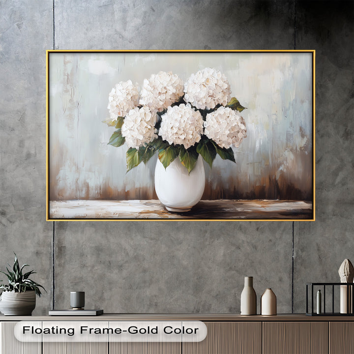 Ivory Bloom Elegance – Still Life Oil Paintings
