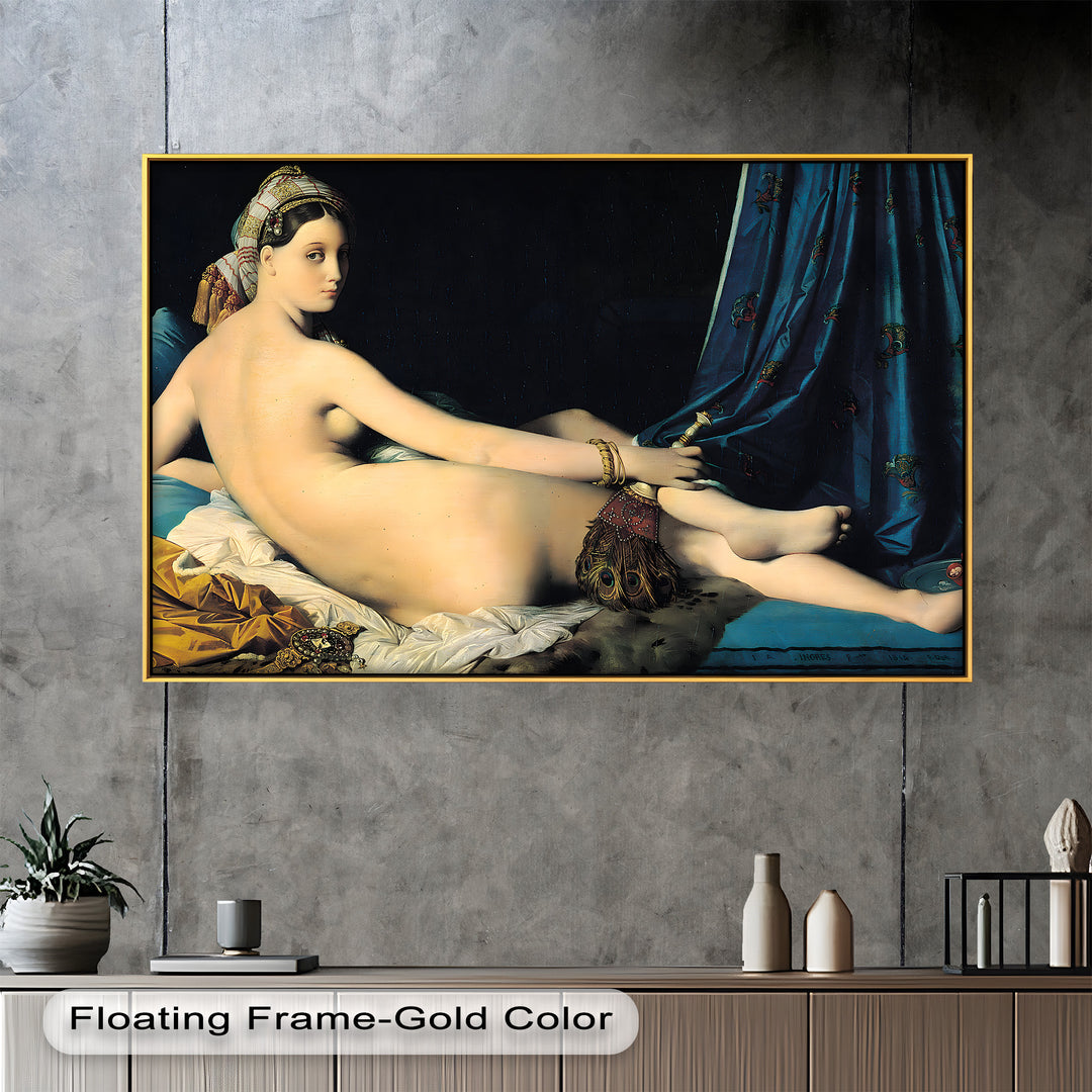 La Grande Odalisque – Exotische Eleganz Historisches Ölgemälde