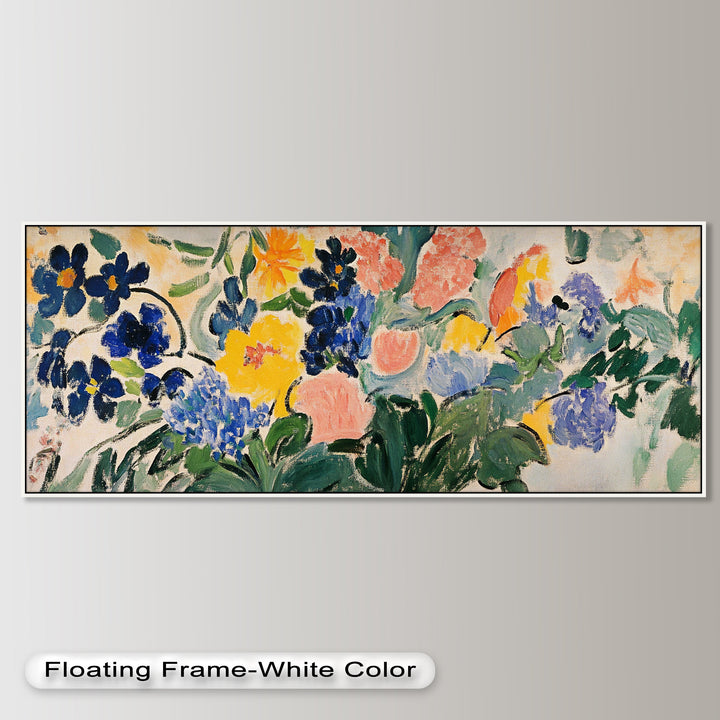 Fauvist Floral Explosion – Colorful Expressionist Oil Painting