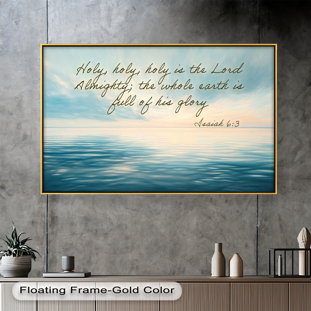 Divine Reflection – Peaceful Bible Verse Wall Art
