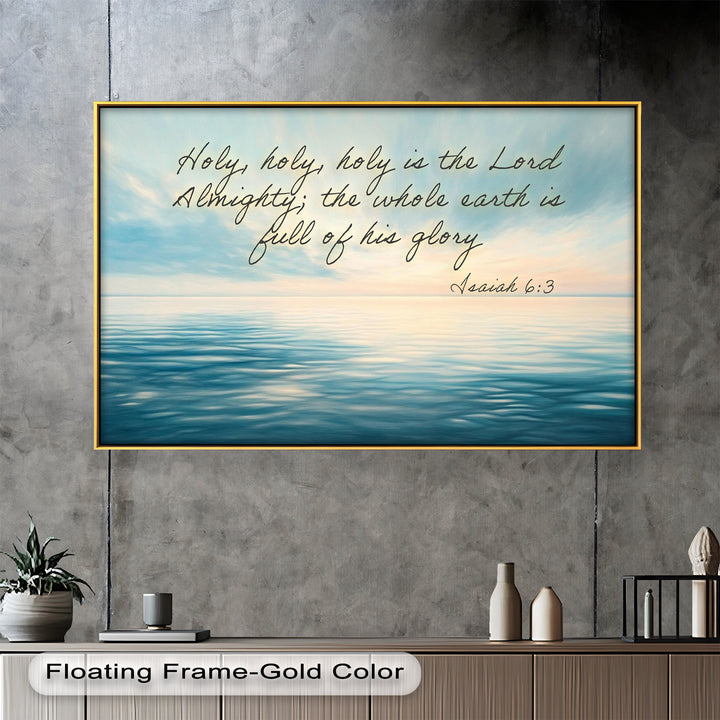 Divine Reflection – Peaceful Bible Verse Wall Art
