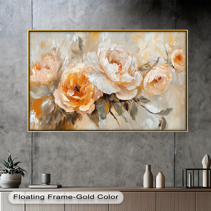 Peony Flowers – Botanical Oil Painting