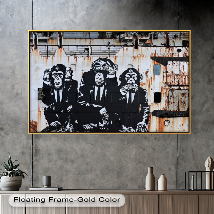 The Silent Truth – Banksy Oil Painting