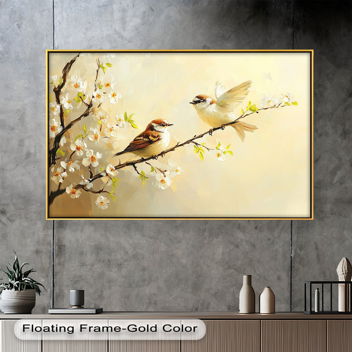 Spring Conversation – Animal Oil Painting
