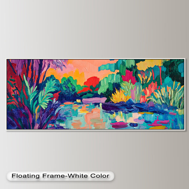 Tropical Reflections – Fauvist Oil Painting