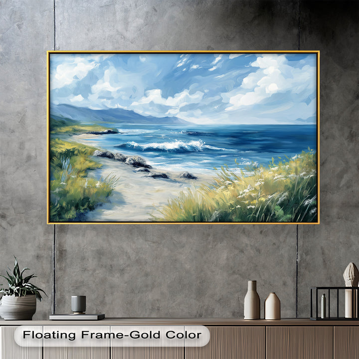 Ocean Breeze – Seaside Landscape Oil Painting