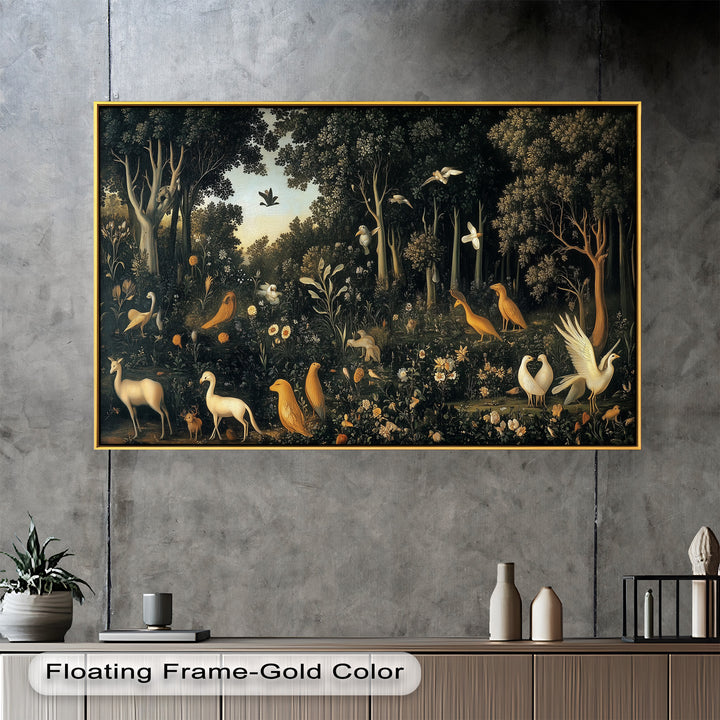 Garden of Grace – Birds Oil Painting