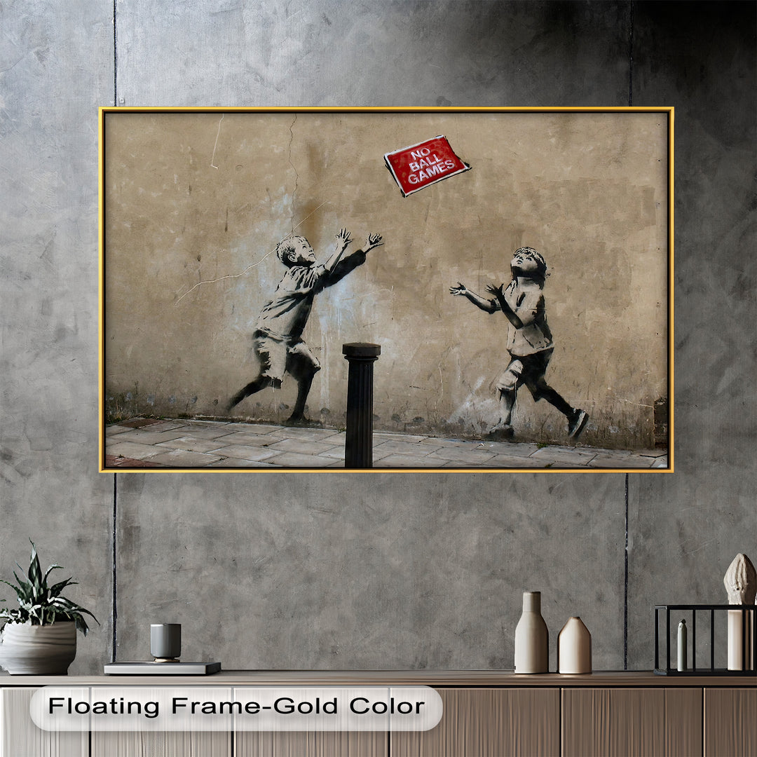 No Ball Games – Banksy Oil Painting