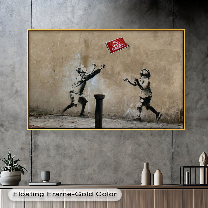 No Ball Games – Banksy Oil Painting