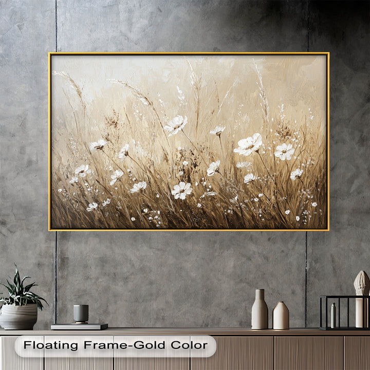 Whispers of Wheat – Floral Oil Painting