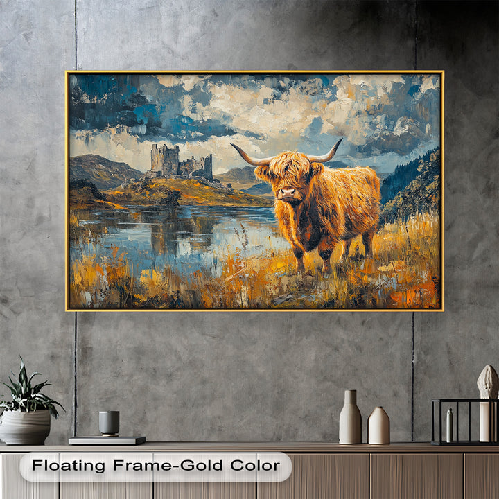 Highland Majesty – Rustic Oil Painting