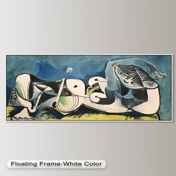 Resting in Abstraction – Reclining Figure Picasso Oil Painting