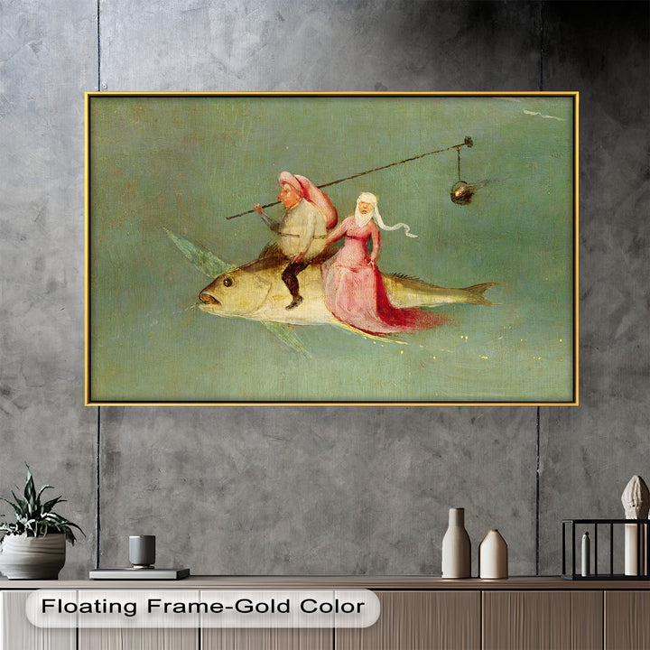 Riders of the Surreal Sea – Renaissance Oil Painting