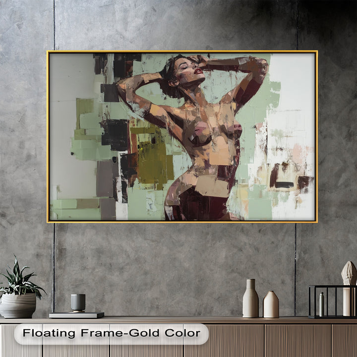 Sensual Geometry – Contemporary Female Nude Oil Painting