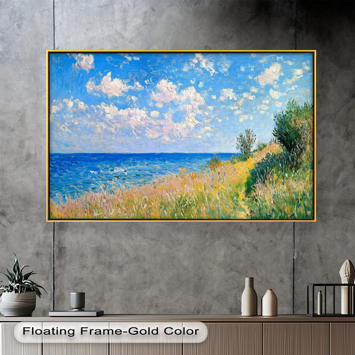 Seaside Landscape Impressionist - Modern Oil Painting